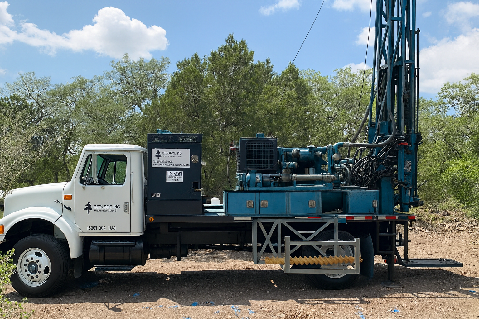 Environmental Drilling Setup